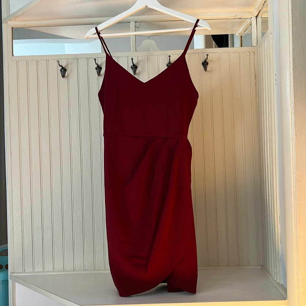 Red Lulus Mini Dress Medium